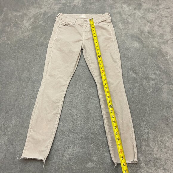 MOTHER Jeans Womens Size 26 Looker Ankle Fray Grey Mist Wash USA Made - Picture 4 of 16